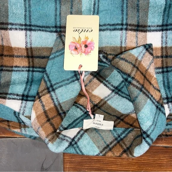 Entro Green Brown Utility Jacket large - Picture 6 of 8